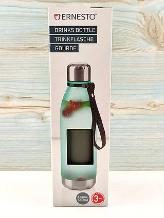Пляшка пластикова з ремінцем для води Ernesto 680 мл Німеччина