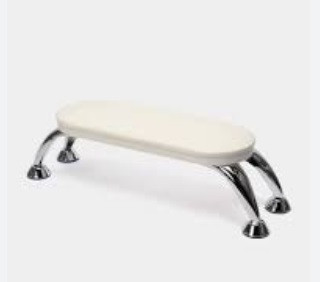 Підлокітник манікюрний Maxi на хромованих ніжках м'який, підставка для рук для манікюру., фото 1