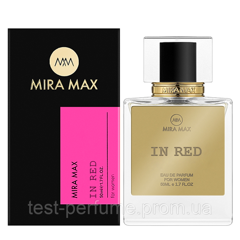 Жіночі парфуми Mira Max IN RED 50 мл (аромат схожий на Armand Basi In Red)