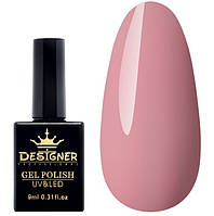 Гель-лак Designer 9 ml - розовый гель лак для маникюра для LED лампы, лак Дизайнер