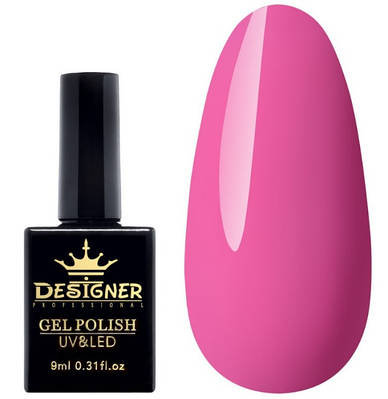 Гель-лак Designer 9 ml - Гель-лак Бузковий, гель лак для манікюру для LED лампи, лак Дизайнер