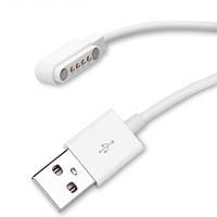 USB магнитный кабель 4-контактный для смарт часов 4P-2