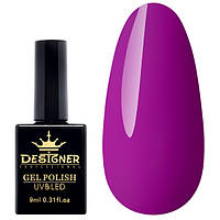 Гель-лак Designer 9 ml - фиолетовый гель-лак, гель лак для маникюра для Led лампы, гель-лак Дизайнер