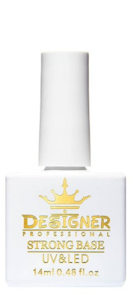 Каучукова База для манікюру та педикюру базове покриття для нігтів липкий шар Designer Professional Rubber Base 9 мл, фото 1