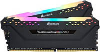 Память для настольных ПК CORSAIR VENGEANCE RGB PRO 8 ГБ DDR4, 2666 МГц, C16