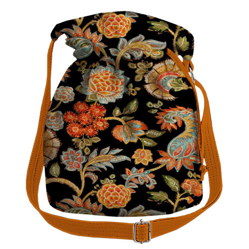 Женская сумка мешок Torba Орнамент цветочный