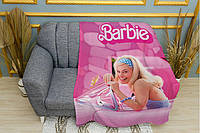 Плед iPuff «Барби в машине. Barbie» Однослойный, 150х210 см