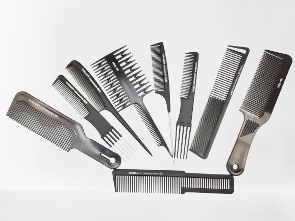 Набір гребінців набір для всіх видів волосся і стрижки перукарські гребінці, фото 1
