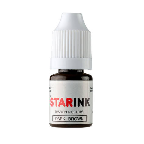 Пігмент для татуажу брів STARINK DARK BROWN, 5 мл, фото 1