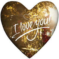 Подушка серце I love you!
