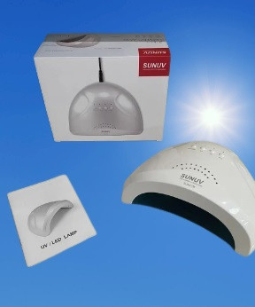 Лампа для манікюру SUN One LED + UV 48Вт лампа для нігтів, лед лампа для сушіння гель лаку, ультрафіолетова