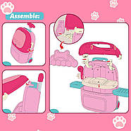 Ігровий набір Валіза з вихованцем Грумінг салон (м'яка іграшка, аксесуари) 008-980-3, фото 8