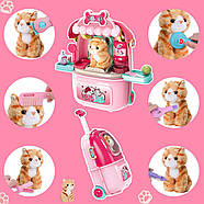 Ігровий набір Валіза з вихованцем Грумінг салон (м'яка іграшка, аксесуари) 008-980-4, фото 7