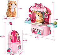 Ігровий набір Валіза з вихованцем Грумінг салон (м'яка іграшка, аксесуари) 008-980-4, фото 8