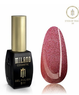 Гель лак для манікюру Котяче око Cat Eyes of Tiger Crystal Milano 8 мл № 3