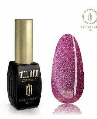 Гель лак для манікюру Котяче око Cat Eyes of Tiger Crystal Milano 8 мл № 3