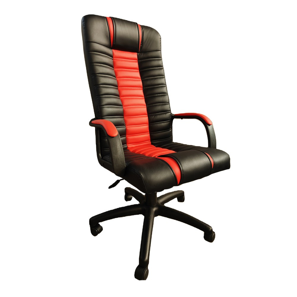 Офісне крісло операторське для персоналу B635 крісло для офісу комп'ютерне чорно червоне крісла офісні
