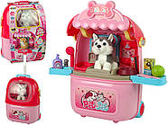 Ігровий набір Валіза з вихованцем Грумінг салон (м'яка іграшка, аксесуари) 008-980-3, фото 2