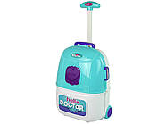 Ігровий набір лікаря (валіза-трансформер, лікарські засоби, на коліщатках) 008-985, фото 3