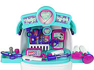 Ігровий набір лікаря (валіза-трансформер, лікарські засоби, на коліщатках) 008-985, фото 4