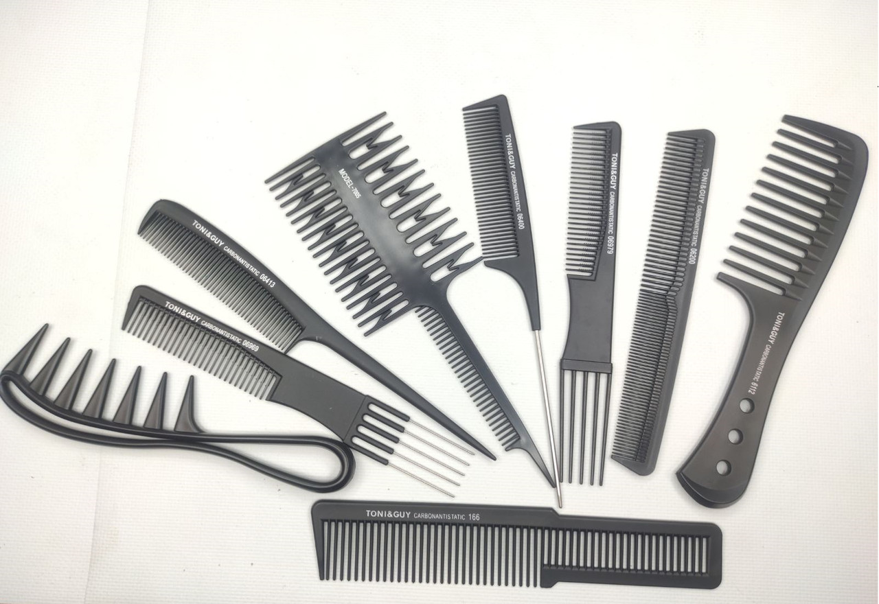 Набір гребінців набір для всіх видів волосся і стрижки перукарські гребінці