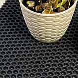 Килимок підкладка під горщик вазон кашпо, водовідштовхувальний брудозахисний OSPORT 60х50 см (R-00048) Чорний, фото 3