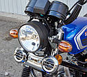 Мотоцикл 110 куб Spark SP 125C-2CFO СИНІЙ Альфа ALFA з безкоштовною доставкою, фото 7