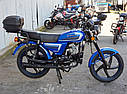 Мотоцикл 110 куб Spark SP 125C-2CFO СИНІЙ Альфа ALFA з безкоштовною доставкою, фото 2