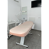 Чохол велюровий на косметологічну кушетку і масажний стіл колір "лаванда", фото 4