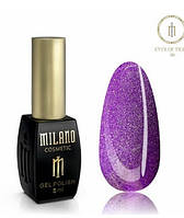 Гель лак для маникюра Кошачий глаз Cat Eyes of Tiger Crystal Milano 8 Мл № 3