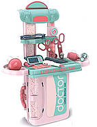 Ігровий набір лікаря (12 ігрових елементів, валіза, медична стійка) 008-975, фото 6