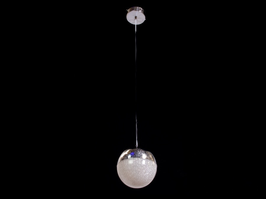 Сучасна LED люстра на 1 лампу Diasha 15 W хром F6115/1S HR