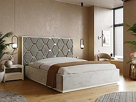 Ліжко двоспальне з металевим підйомним механізмом 160х200 Олівія Арбор-Древ