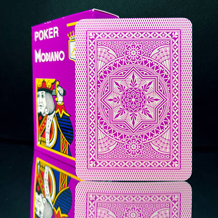 Пластикові гральні карти Modiano Poker 4 Jumbo Index (УЦІНКА), фото 2