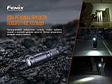 Ліхтар ручний Fenix E02R чорний, фото 7