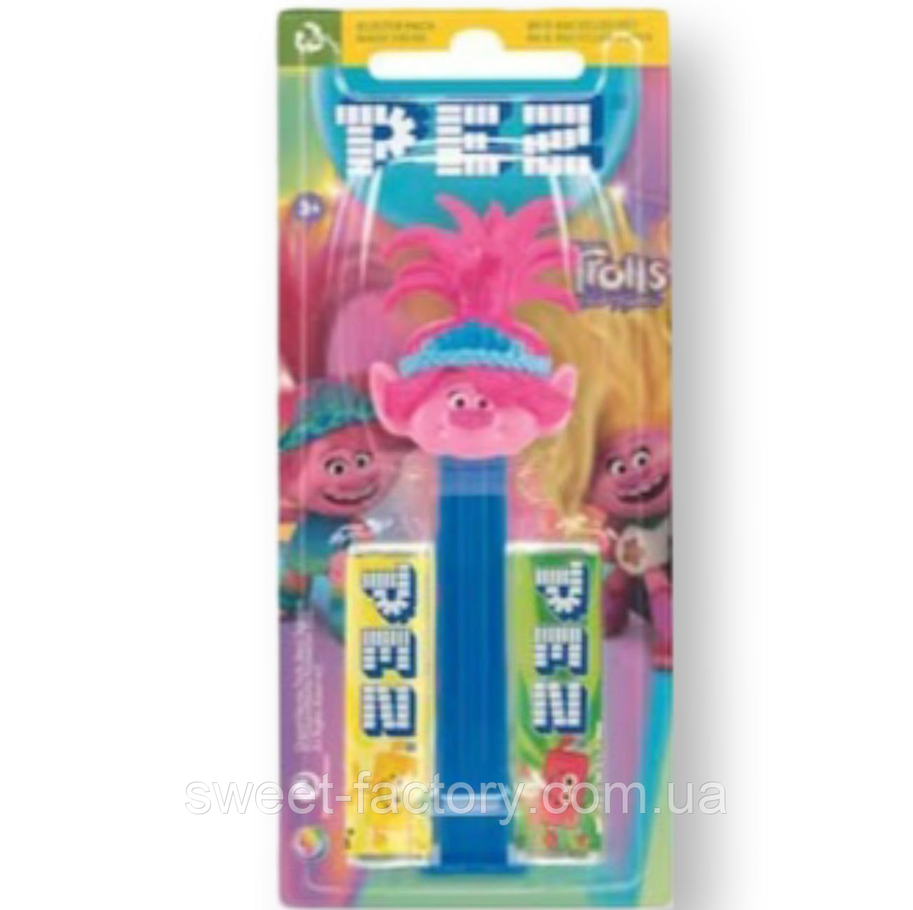 Pez Trolls Poppy Поппі 3s 24g