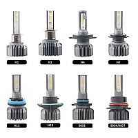Cветодиодные V1 CSP LED лампы HB3 (9005) 50W 12000LM 10-13В