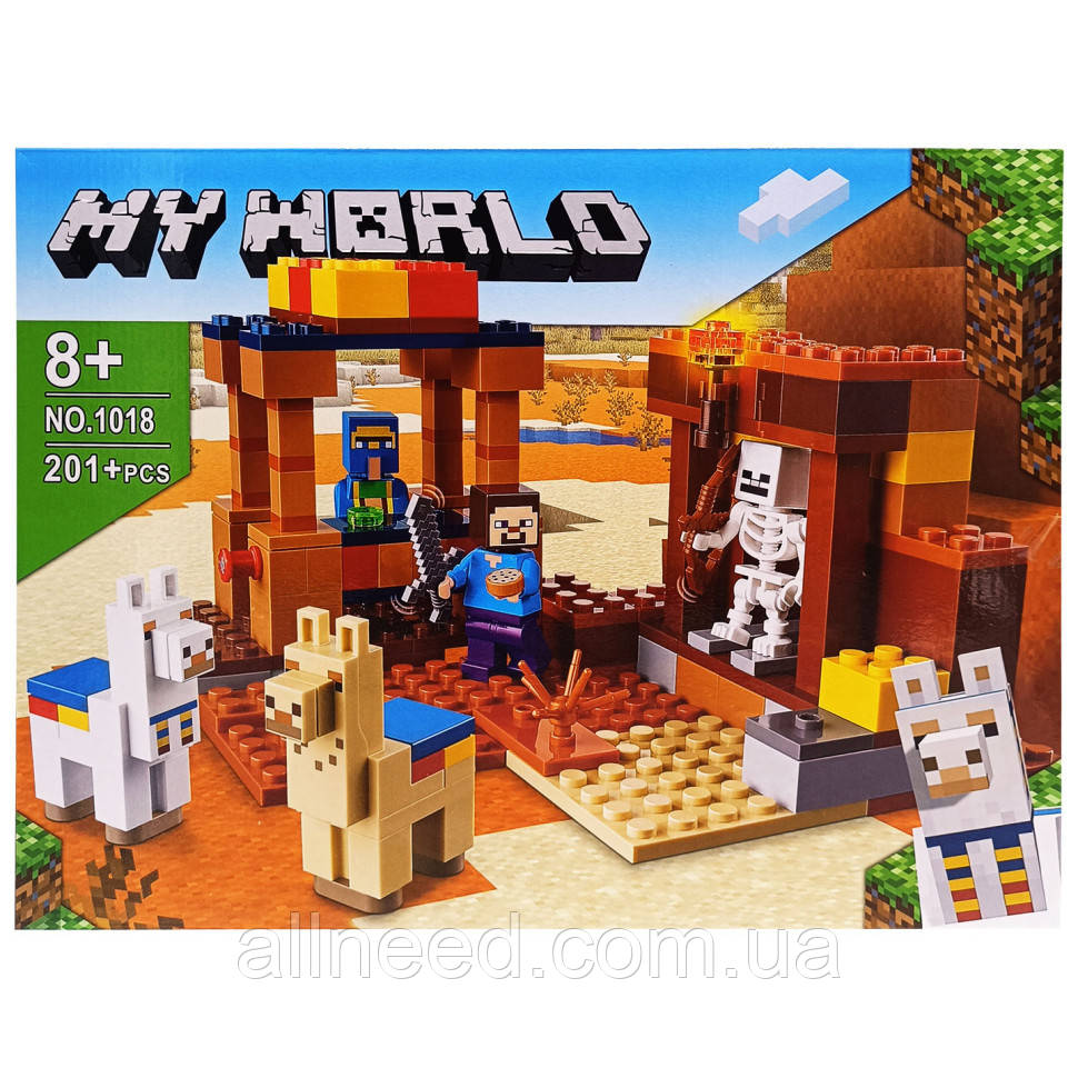 Дитячий конструктор "Minecraft" 1018, 201 деталь