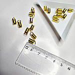 Затискачі для шнура 1см. Золото 5 шт/уп, фото 3