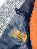 Твідовий вовняний шикарний італійський піджак 50р, фото 8