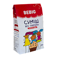 Безглютенова суміш для випічки Казковий мафін Bebig, 450 г