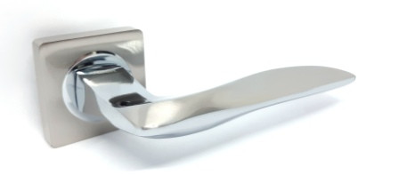 Дверні ручки KEDR R08.690-AL-SN/CP Сатин