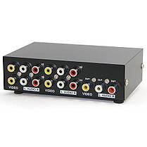 Комутатор av/dvd 4-1 відеоаудіо (mt-431) RCA Switch світч, фото 4