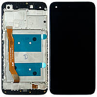 Дисплей (екран) Huawei Nova Lite 2017 SLA-L22, Y6 Pro 2017, P9 Lite mini з тачскріном (чорний з рамкою)