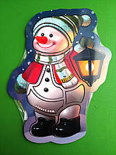 Контурний пазл, Сніговичок, (ПСФ148), UBumblebees