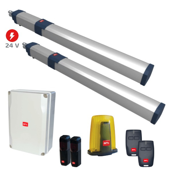 Комплект автоматики для розпашних воріт BFT GIUNO ULTRA BT A50 KIT full
