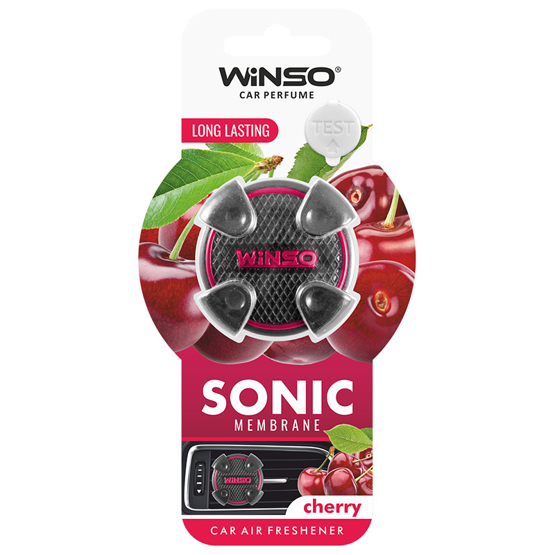 Ароматизатор на дефлектор мембранний Winso Sonic Cherry (531060)