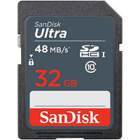 Карта памяти SanDisk 32GB SDHC class 10 UHS-I Ultra Lite (SDSDUNR-032G-GN3IN) arena