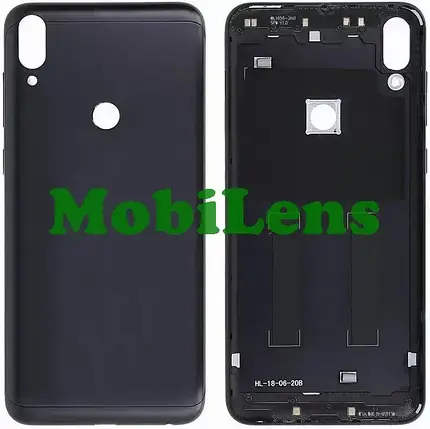 Asus ZB602KL, X00TD, ZB601KL, ZenFone Max Pro M1 Задня кришка + скло камери Deepsea Black Original *PRC, фото 1
