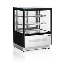 Вітрина кондитерська кубічна Tefcold LPD900F (+2...+8 С) неіржавка сталь, фото 1
